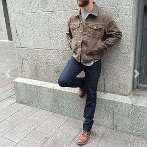 Gustin Waxed Trucker Jacket